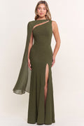 Denisse Olive Maxi Dress