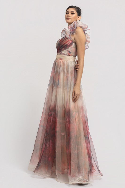 Elvira Multicolor Maxi Dress