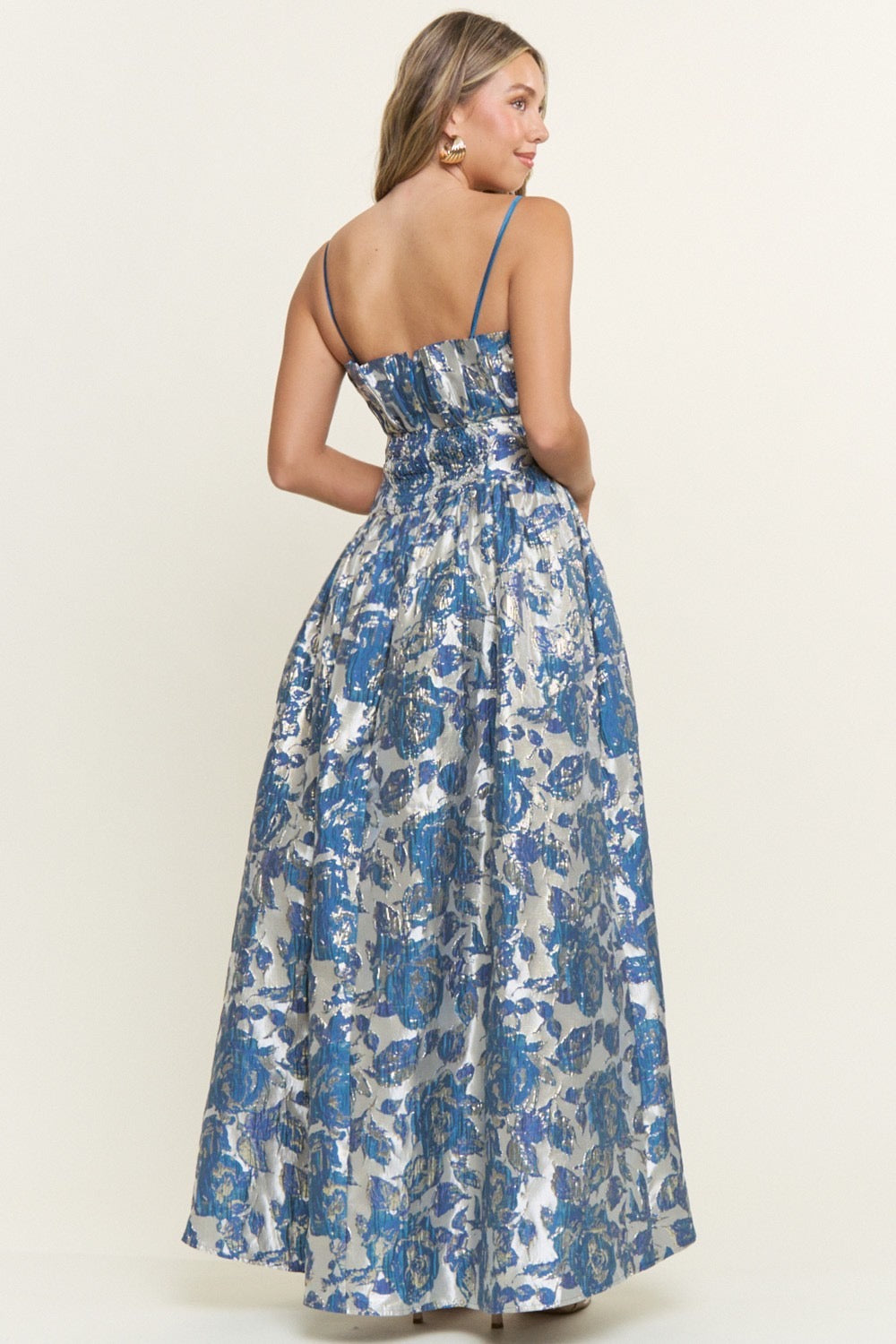 Amara High Low Floral Maxi Dress