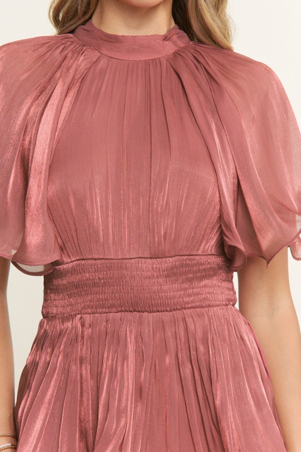 Sadia Marsala Midi Dress