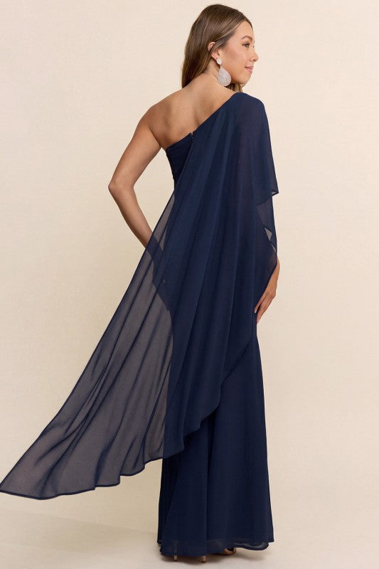 Pierce Navy Blue Maxi Dress