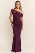 Hazi Plum Maxi Dress