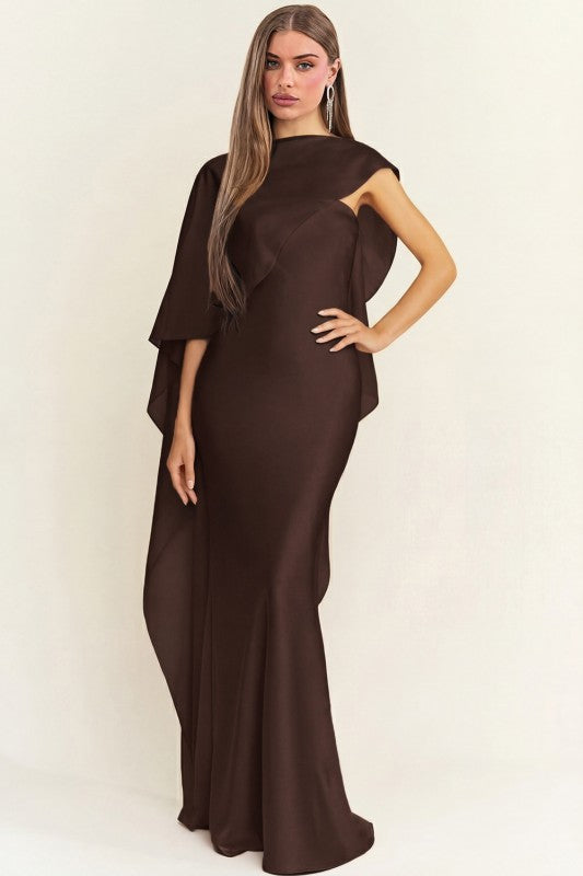 Nerano Chocolate Maxi Dress