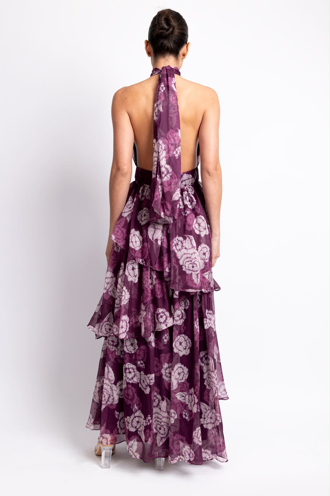 Améthyste Fleur Maxi Dress