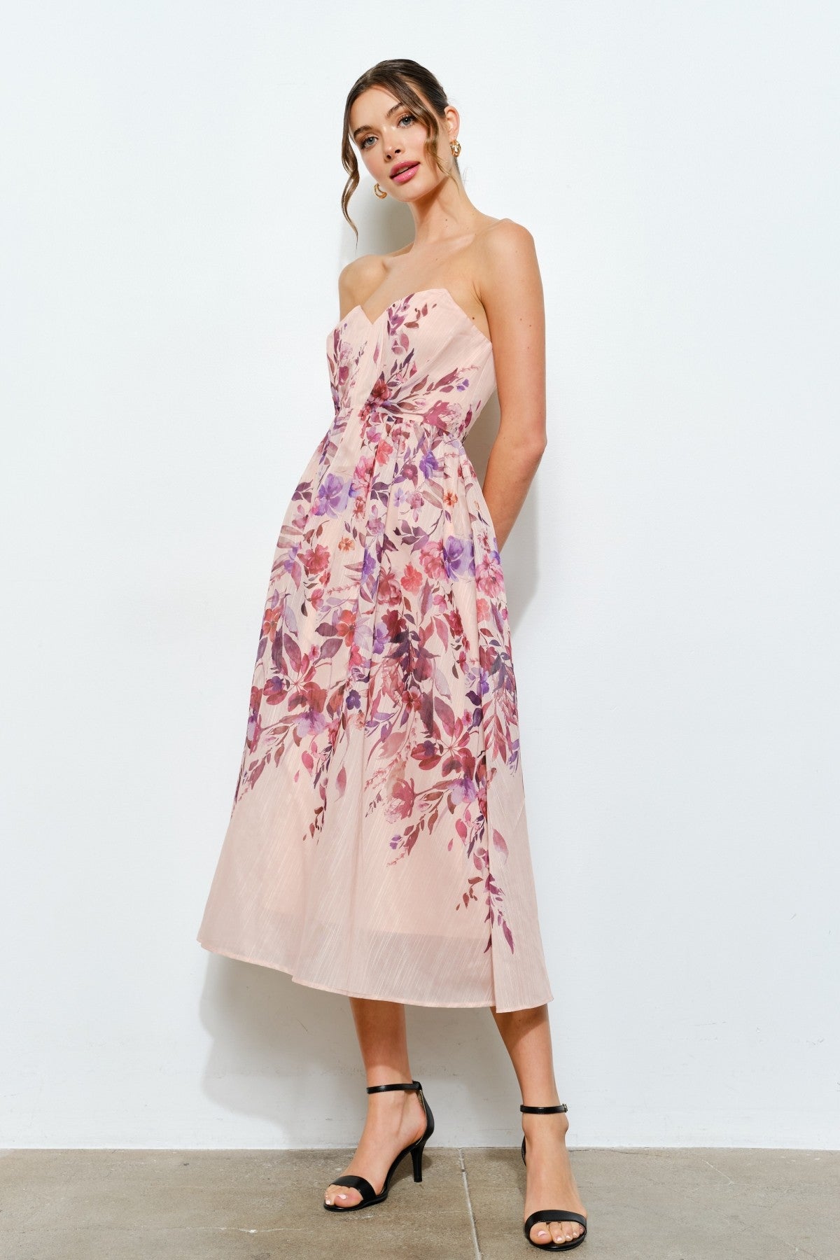Sweetheart Strapless Floral