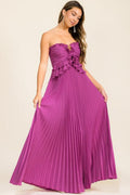 Pleated Maxi Dress