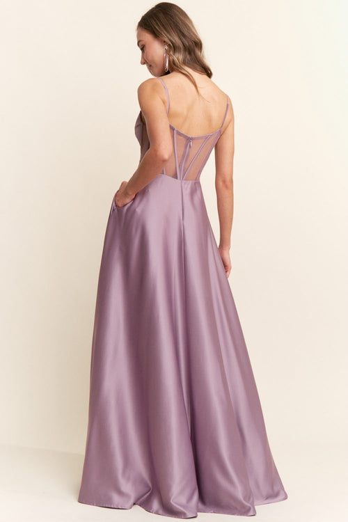 Améthyste Étoile Maxi Dress