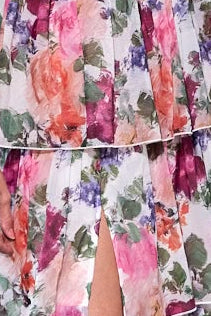 Floral Ruffled Maxi Dress