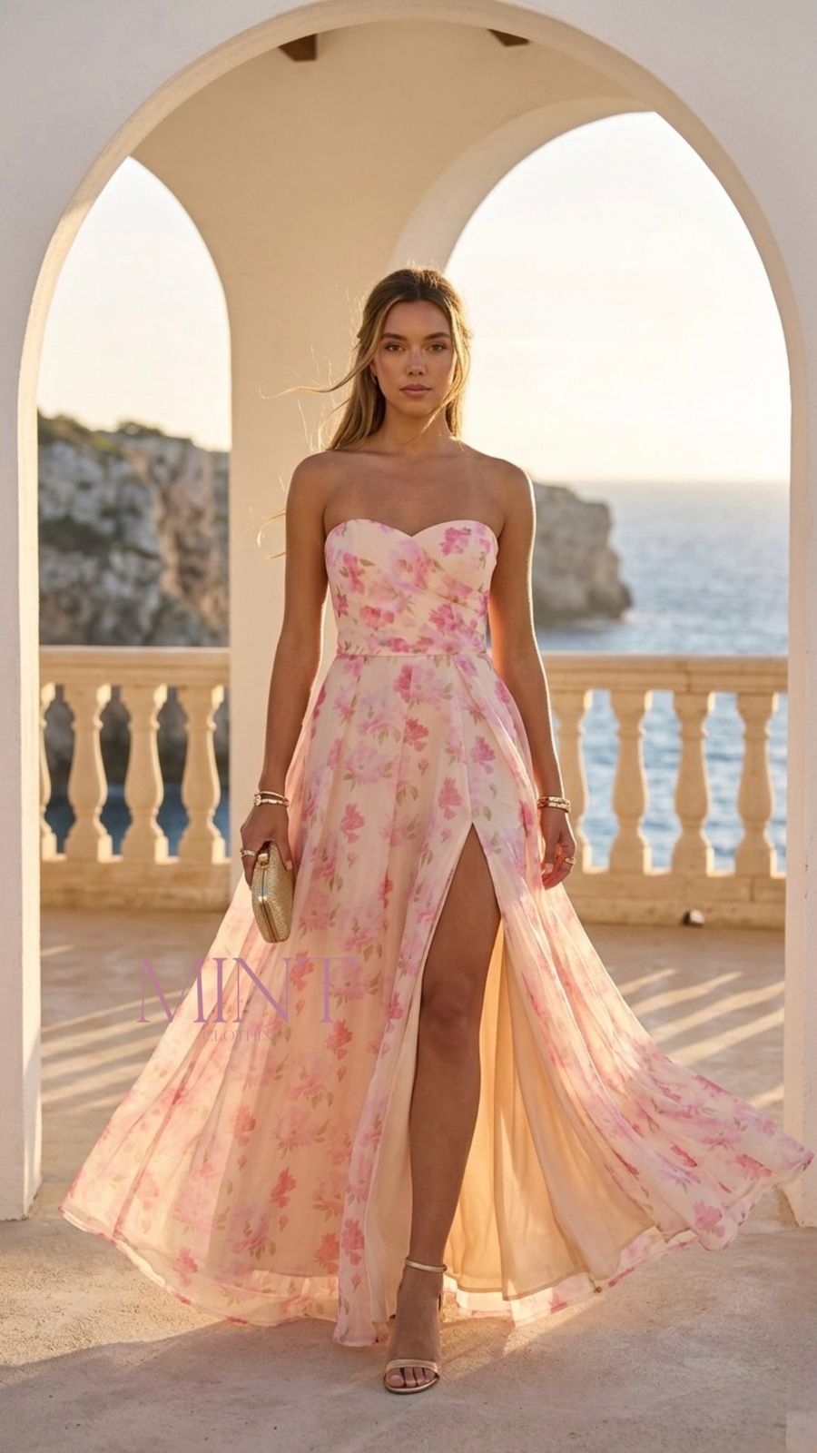 Blush Garden Strapless