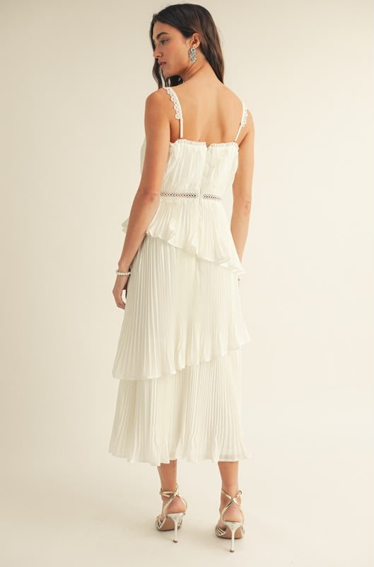 Ivory Bellini Midi Dress