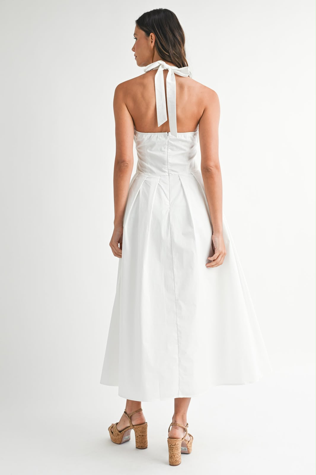 Off White Midi Dress