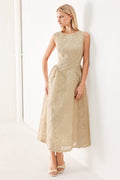 Champagne Midi Dress