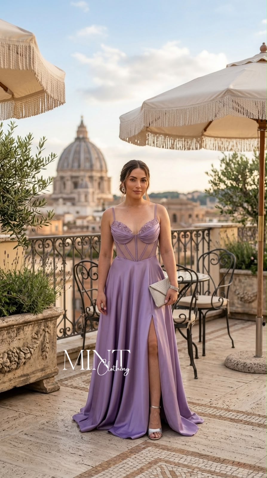 Améthyste Étoile Maxi Dress