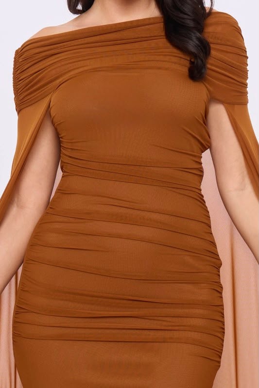 Mocha Royale Maxi Dress